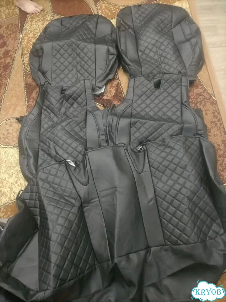 Автомобильные чехлы из экокожи фото 2