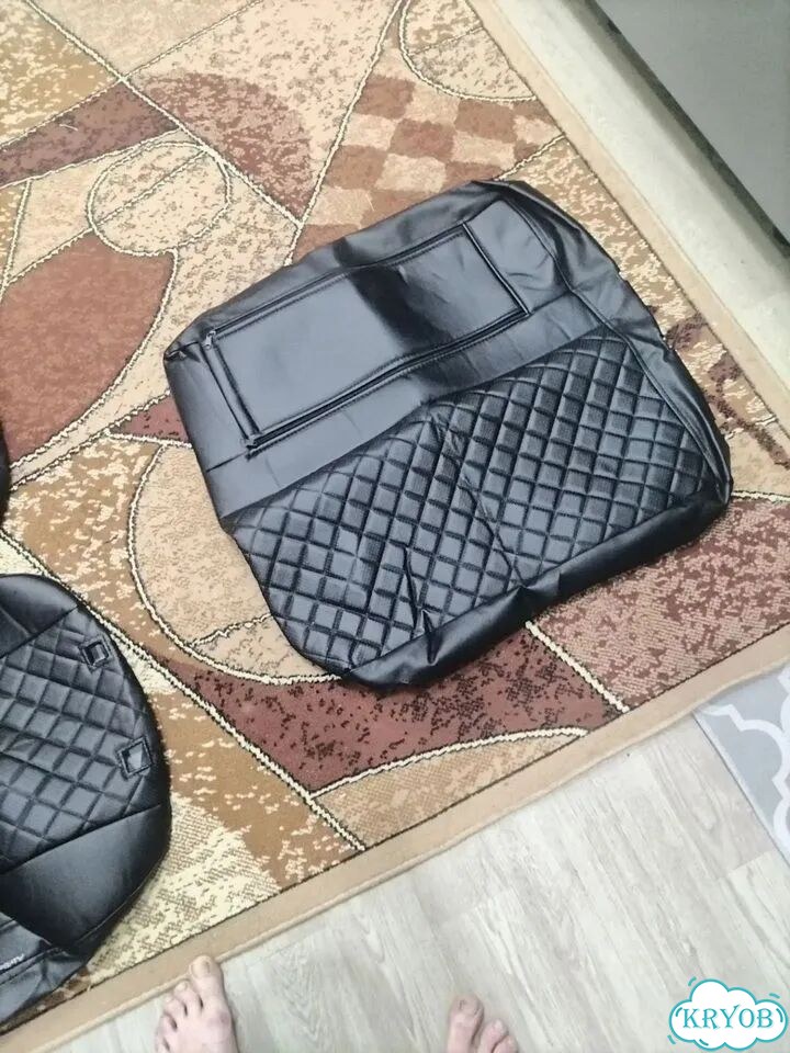 Автомобильные чехлы из экокожи фото 3
