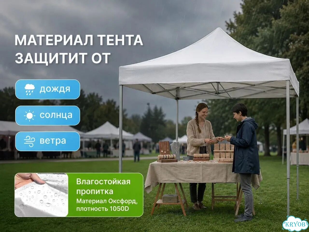 Быстроразборный шатер для мероприятий 2х3 фото 8