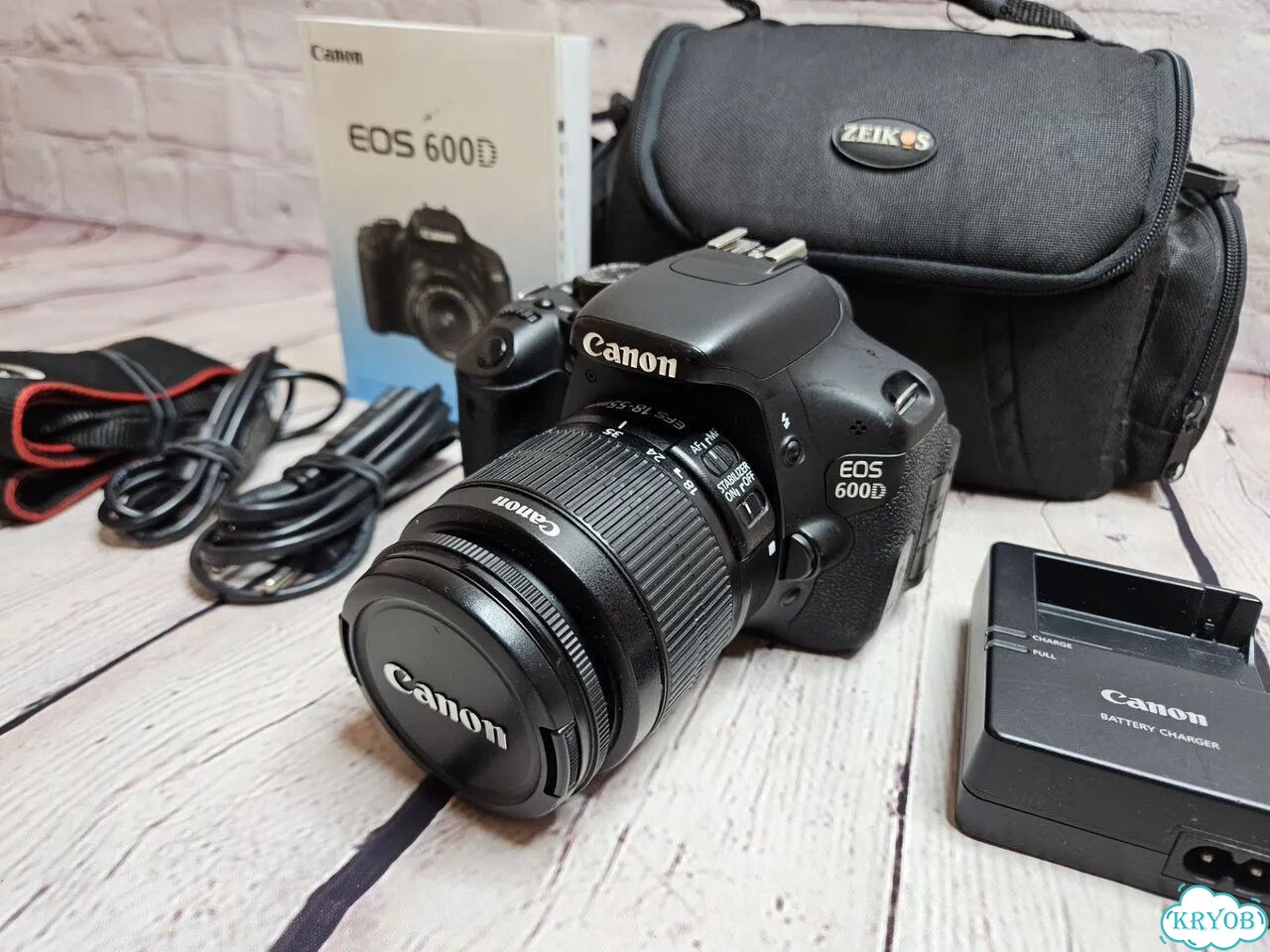 Canon 600d 18-55mm фото 1