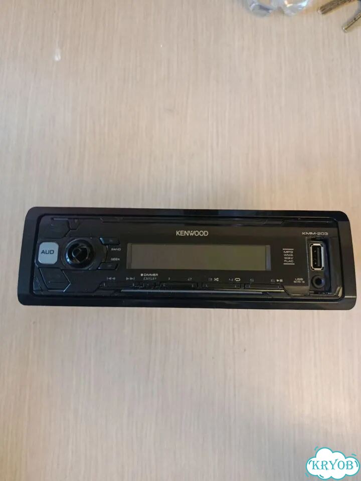 Магнитола kenwood KMM-203 фото 3