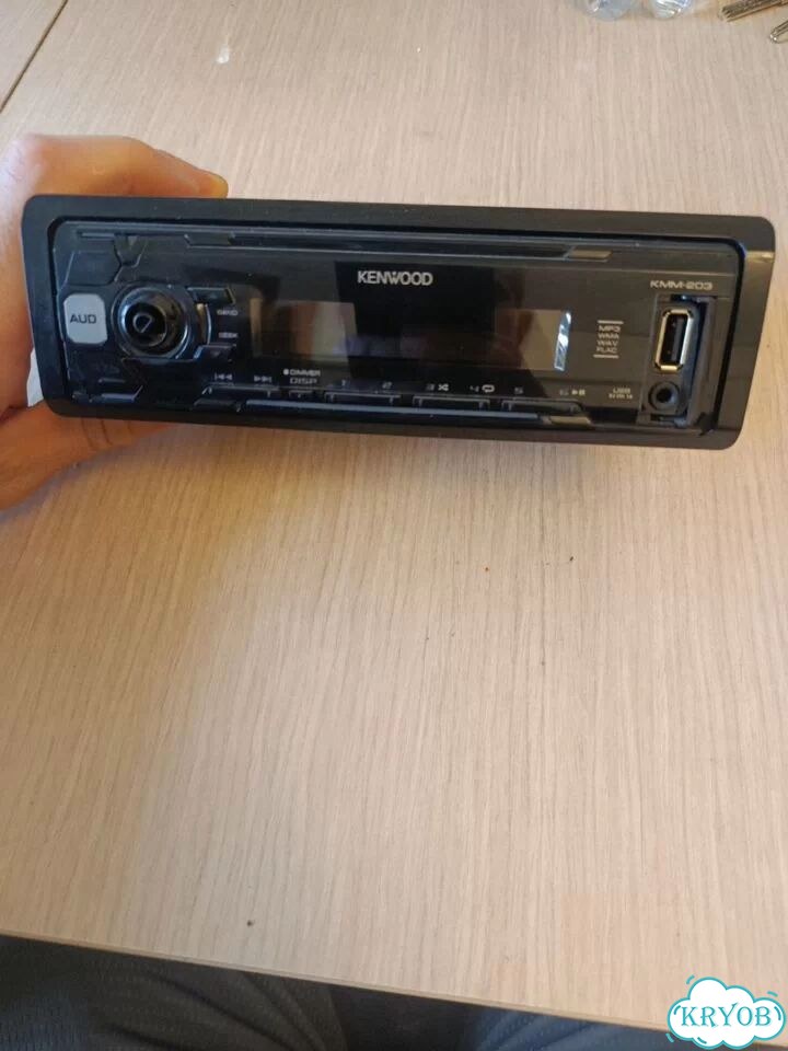 Магнитола kenwood KMM-203 фото 4