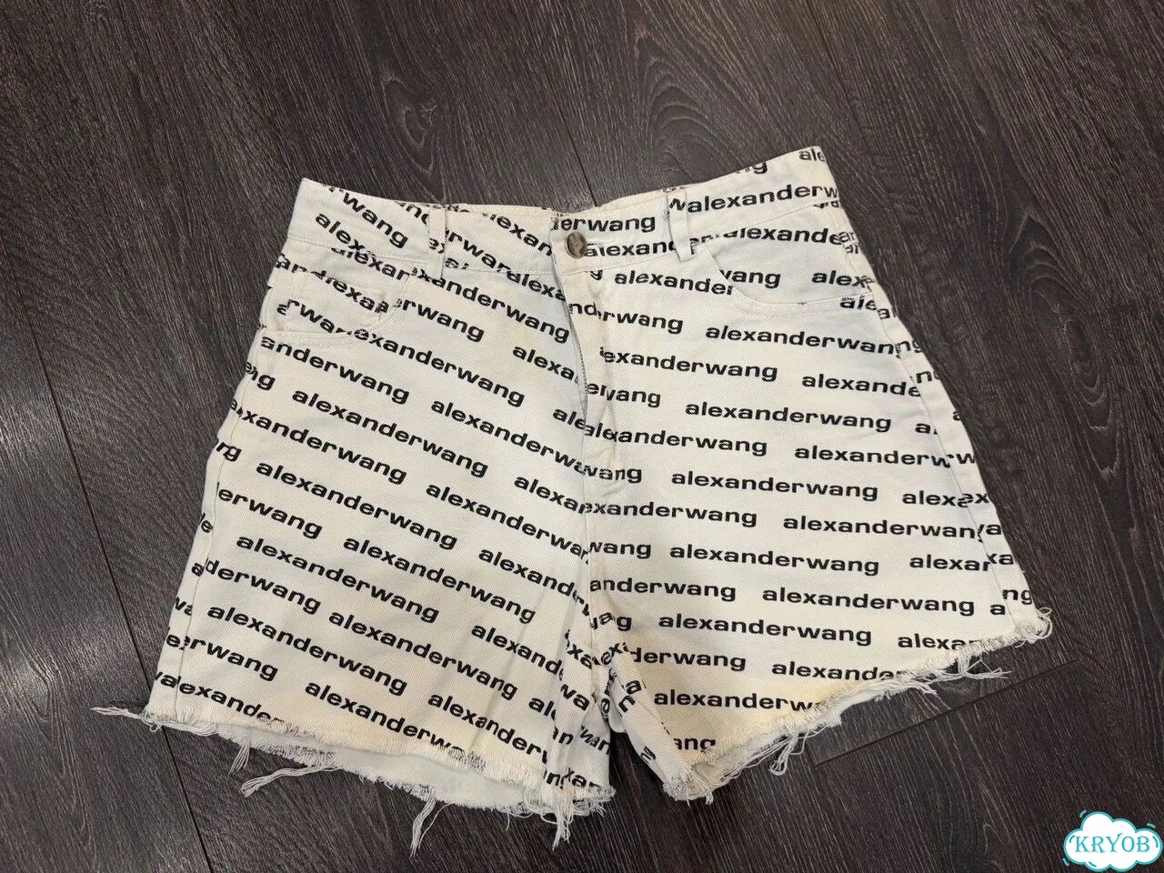 Джинсовые шорты Alexander Wang фото 4