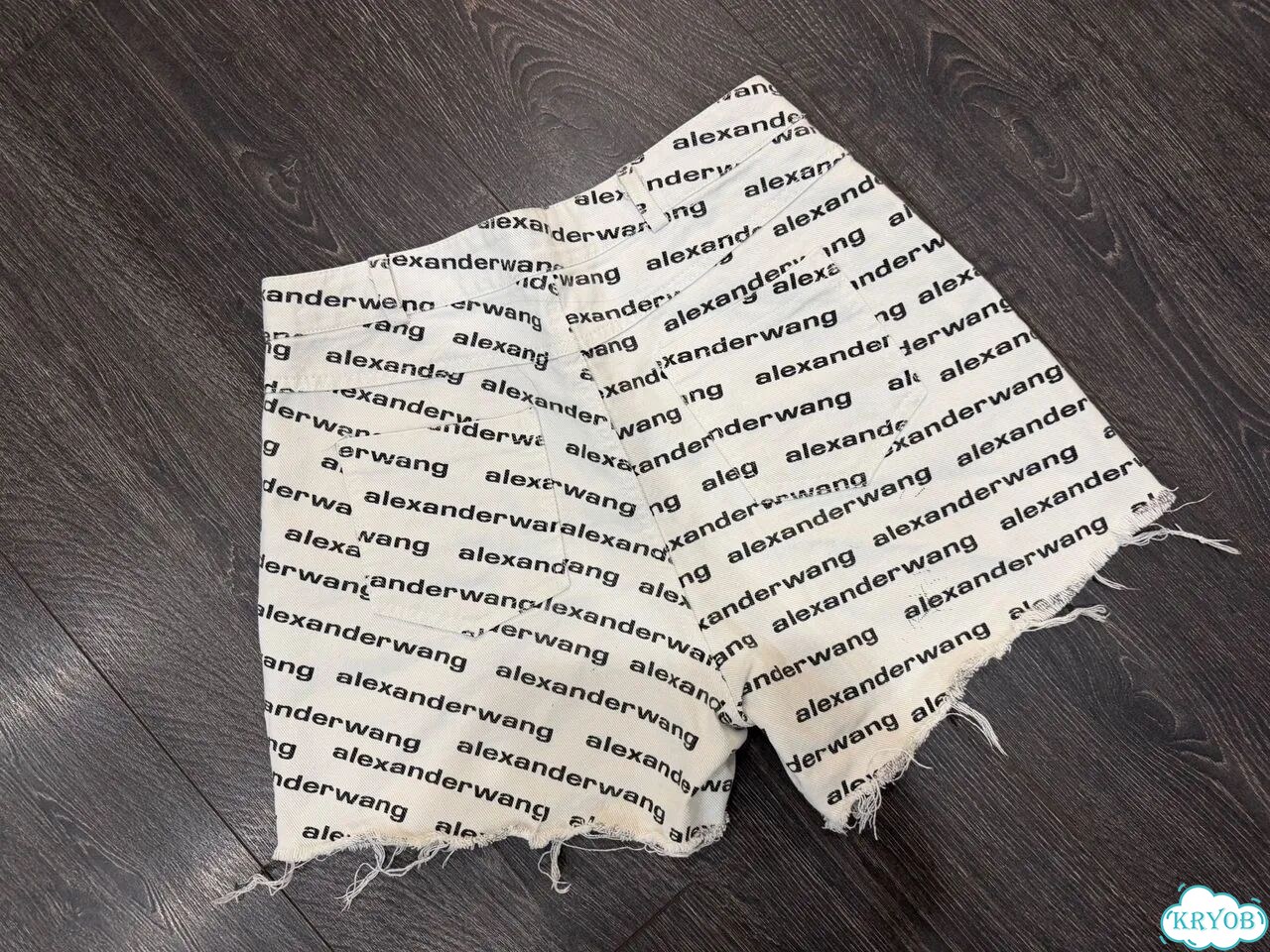 Джинсовые шорты Alexander Wang фото 5