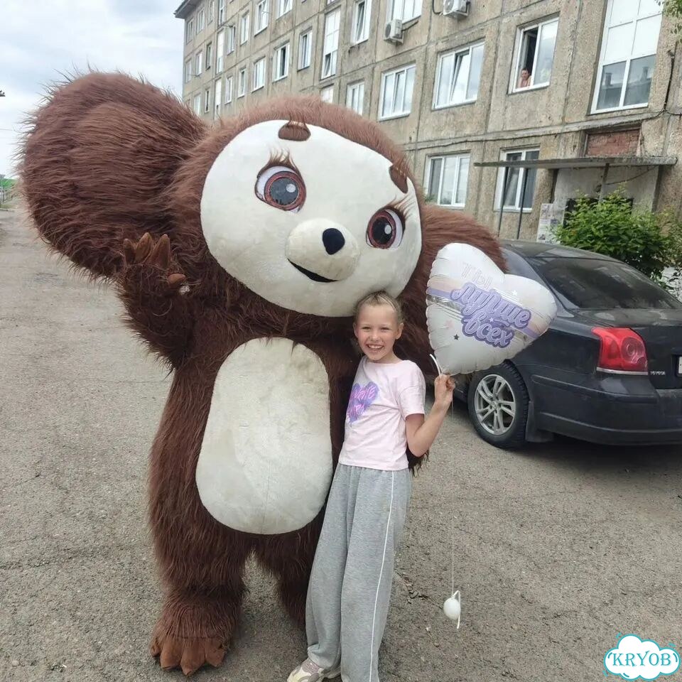 Ростовая кукла Чебурашка аниматор фото 1