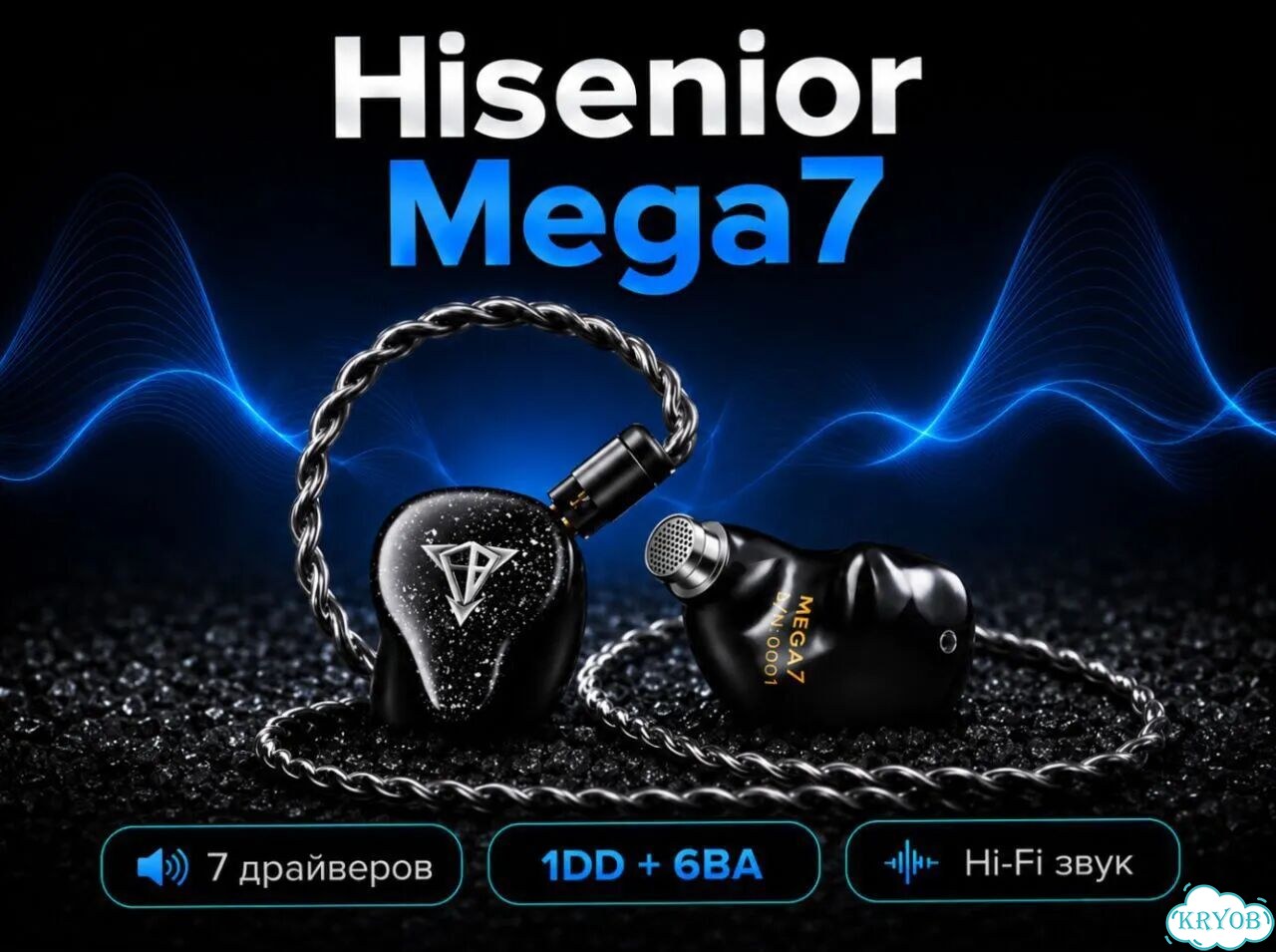 Наушники Hisenior mega7 фото 1