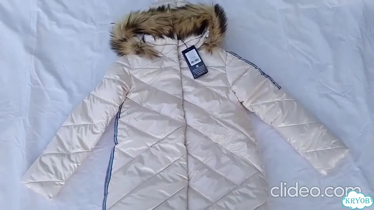 Новое зимнее стильное теплое пальто бренд фото 1