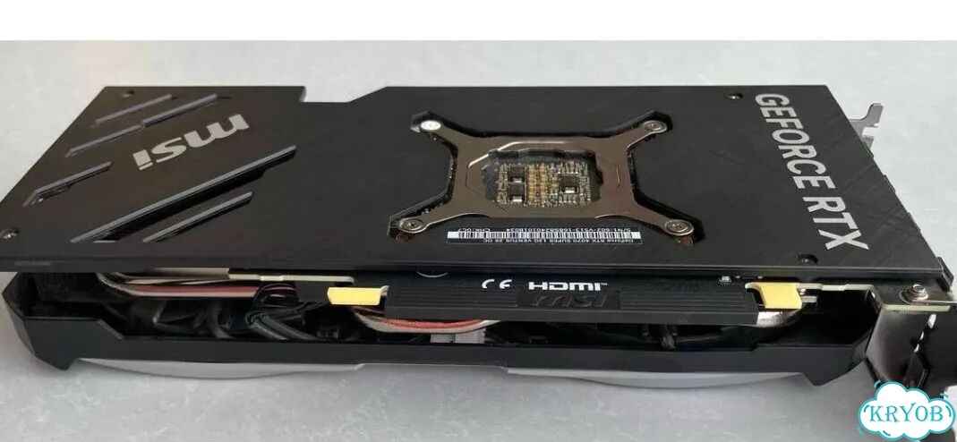 Видеокарта MSI GeForce RTX 4070 super ventus 2X OC фото 3