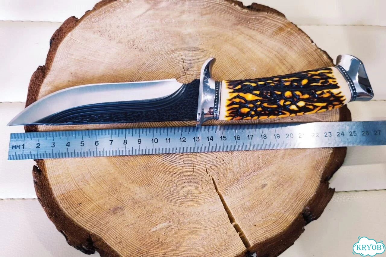 Охотничий нож из стали 65Х13. Отличное качество фото 10