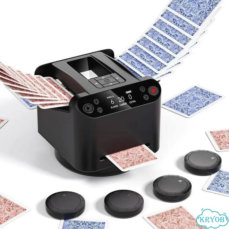 Автоматический шафлер для карт Poker и Uno фото 8