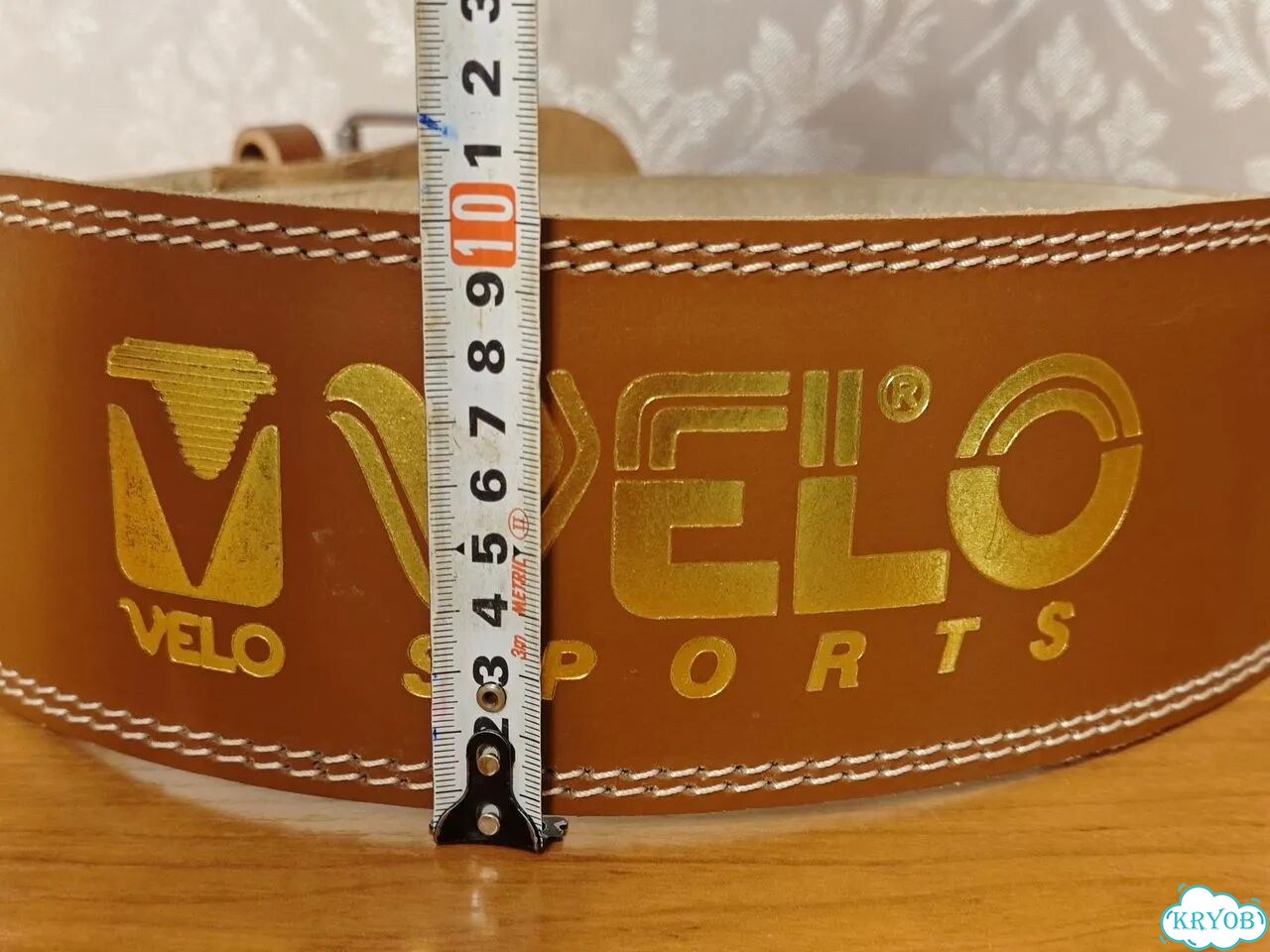 Тяжелоатлетический пояс Velo, р-р M фото 5