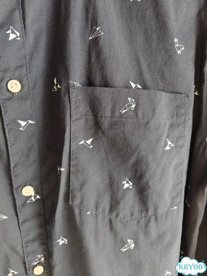 Рубашка мужская H&M летняя L фото 2