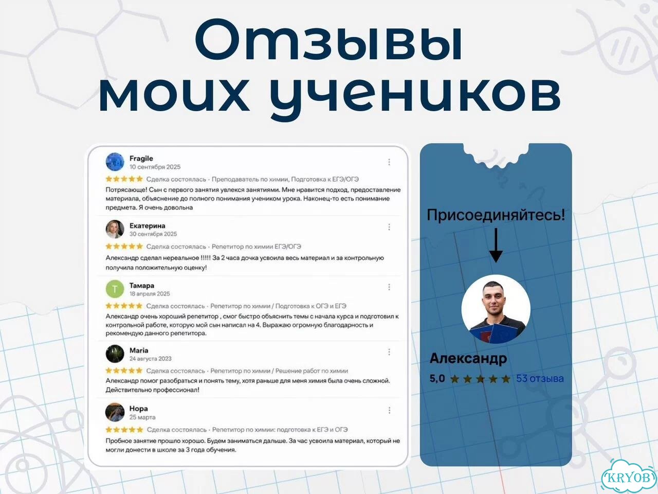 Репетитор по химии онлайн. Подготовка к ЕГЭ, ОГЭ фото 9