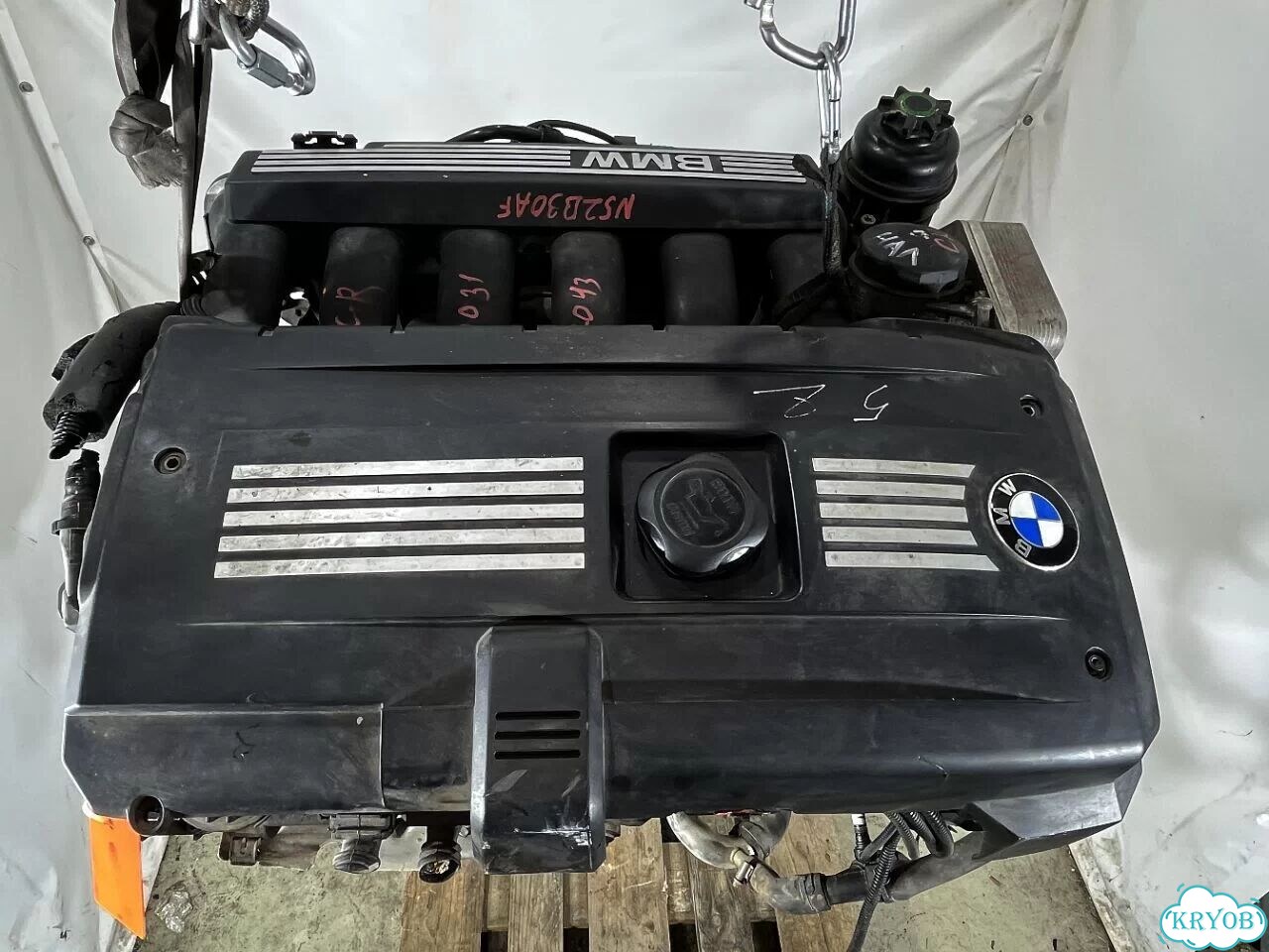 Двигатель N52B30AF на BMW X3 E83 3.0 л 258-272 л с б/у фото 9