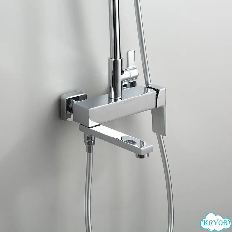 Душевая стойка со смесителем Frap F2491-2 фото 4
