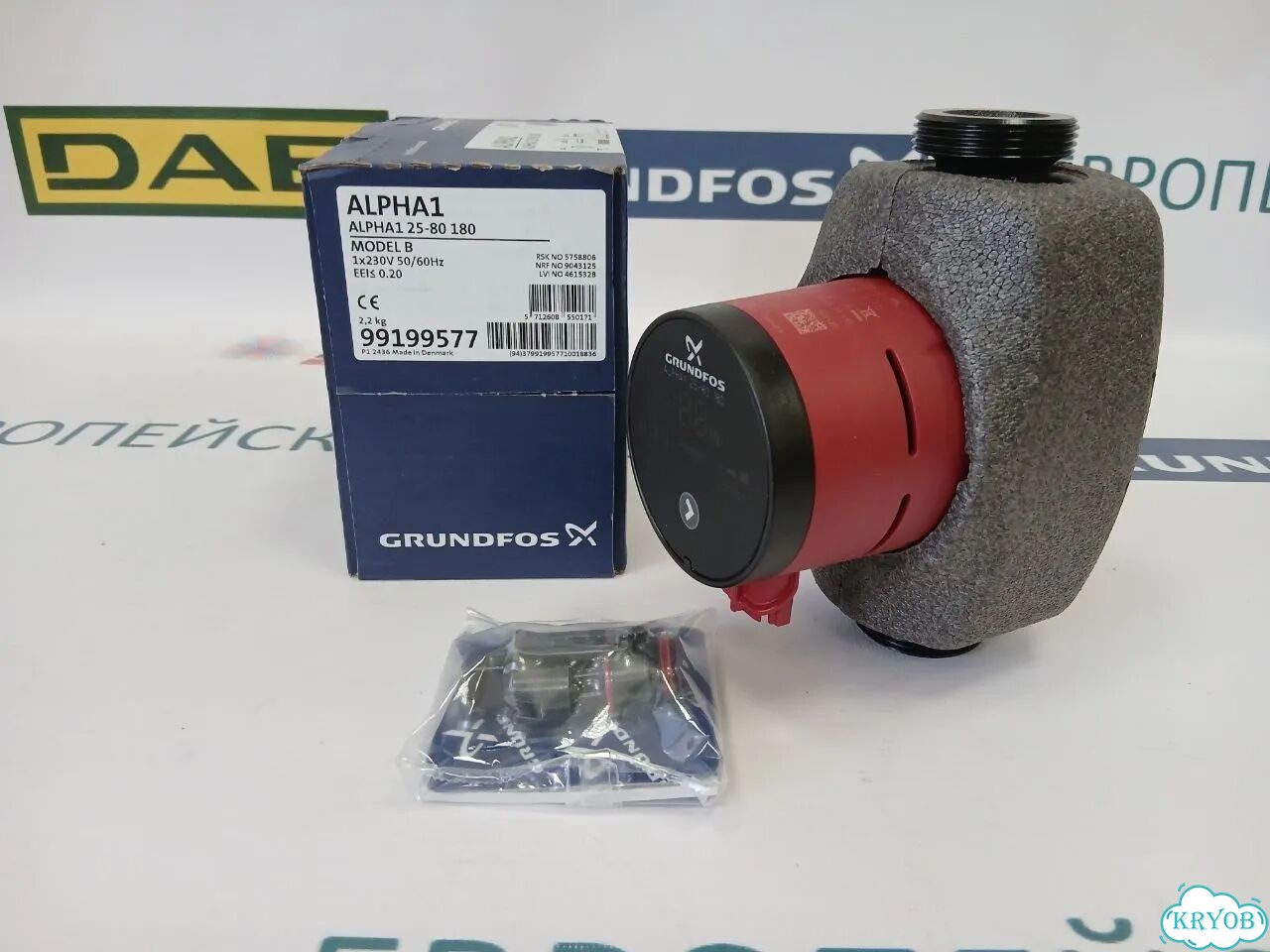 Grundfos alpha1 25-80 180 фото 1