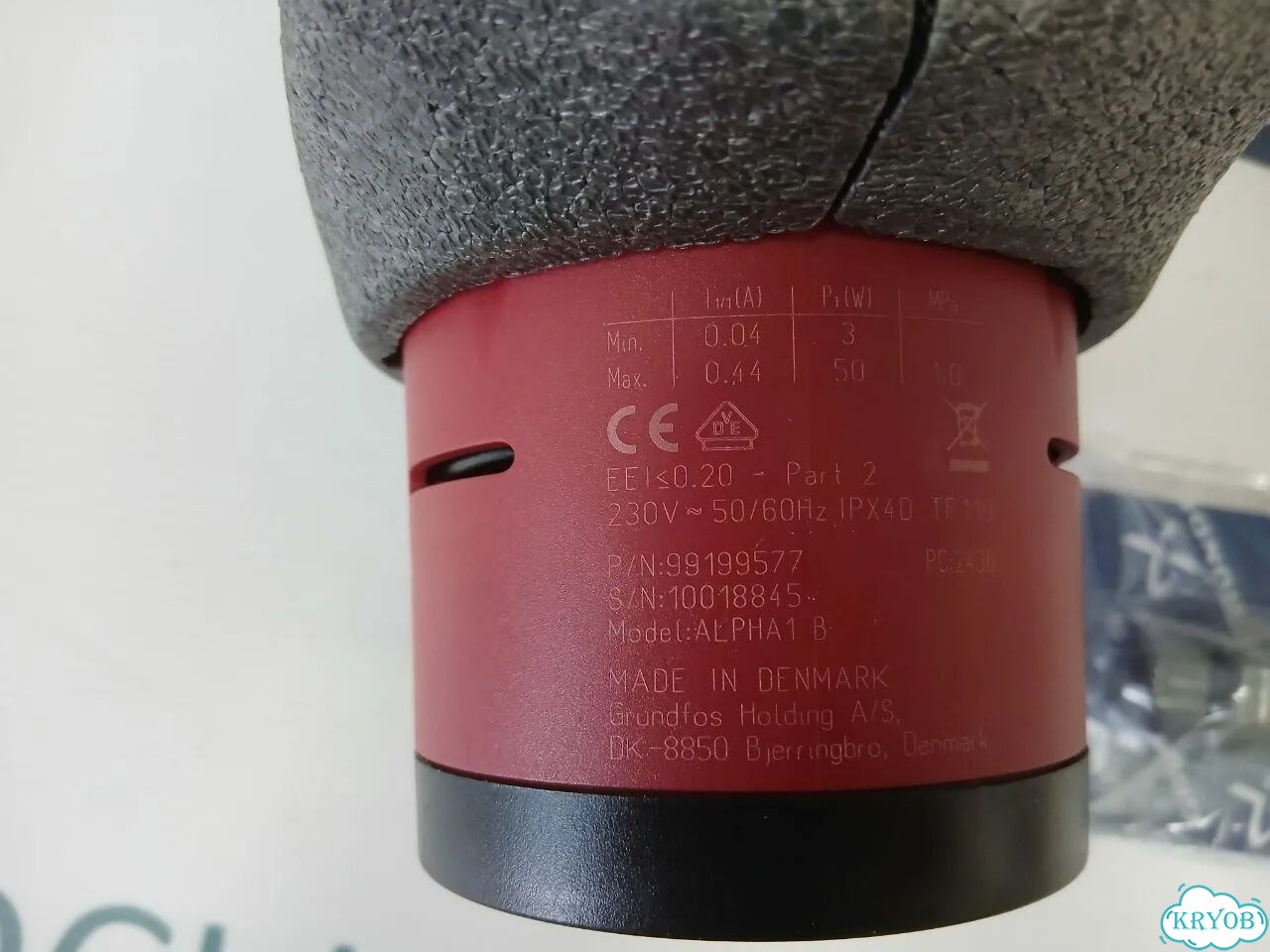Grundfos alpha1 25-80 180 фото 4