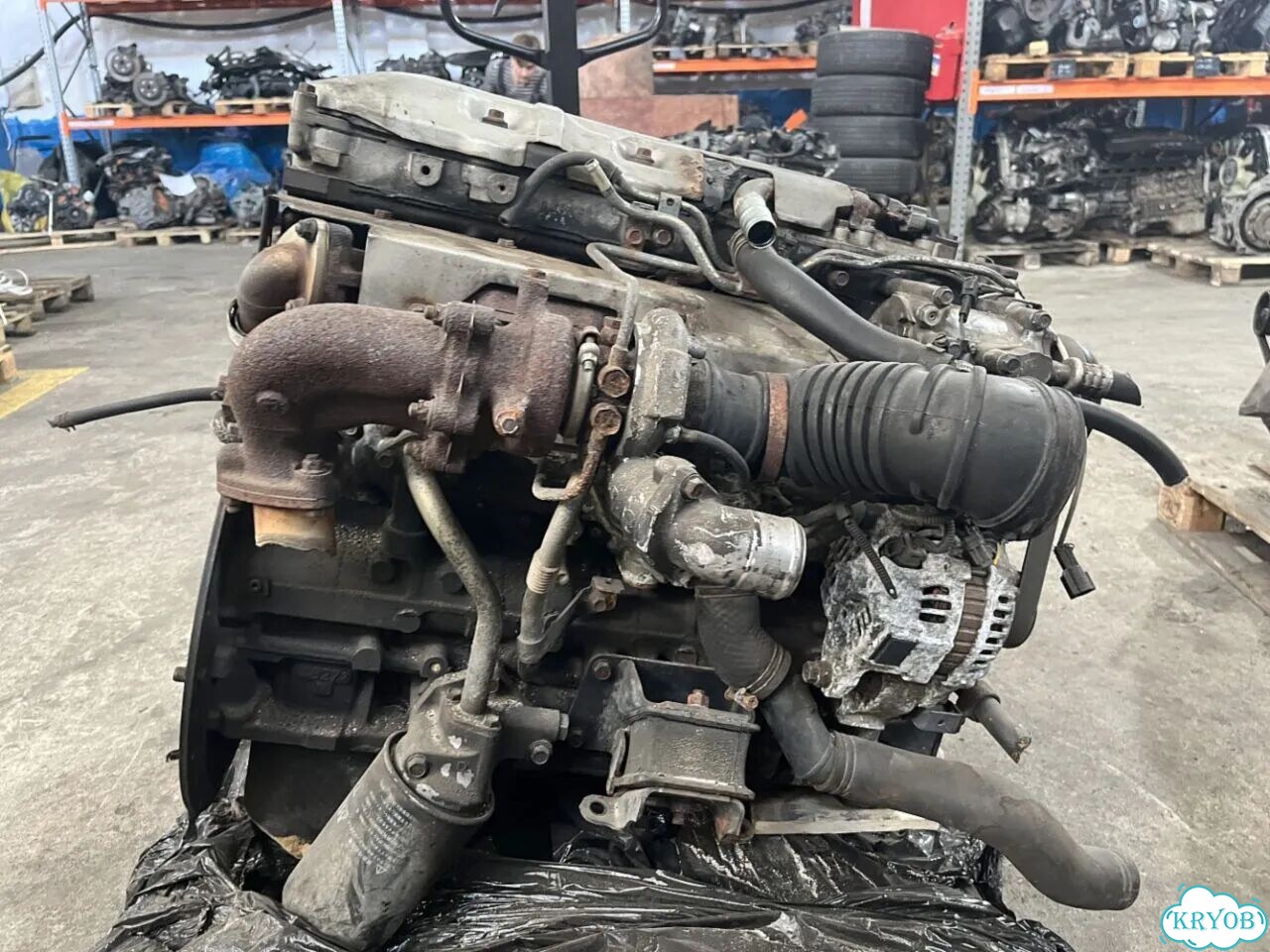 Двигатель 4M50 для Mitsubishi Fuso Canter 4.9 л Евро 3 в сборе оригинальный фото 6