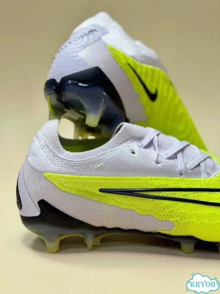 Бутсы мужские Nike Phantom Gx2 серо зеленые фото 7