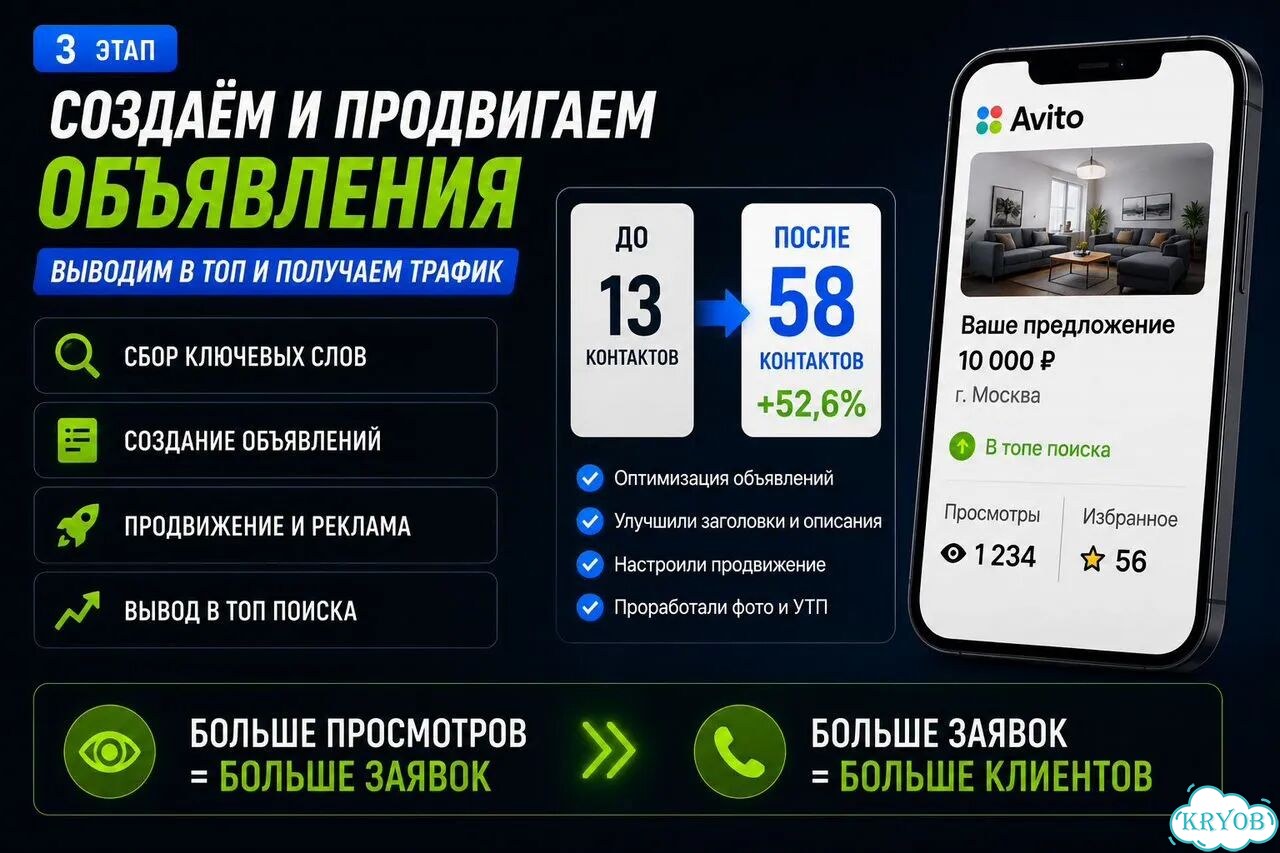 Авитолог Увеличу поток клиентов через Авито фото 3