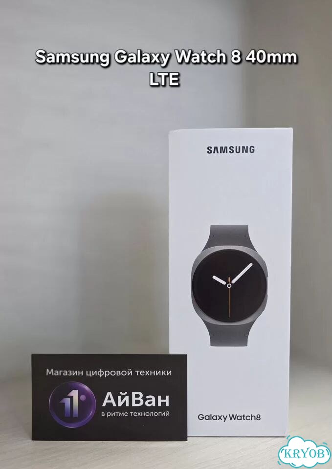 Samsung Galaxy Watch 8 40mm LTE Graphite (Новые) фото 1