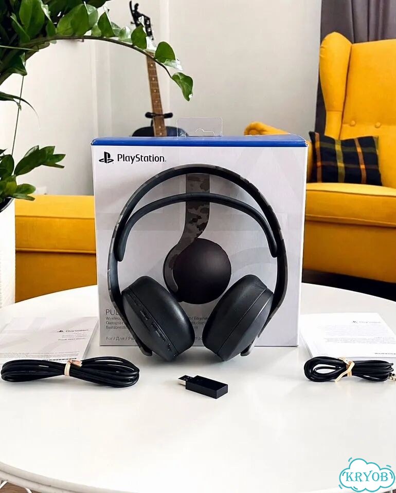 Наушники Sony Pulse 3D Камуфляж для PS5 фото 1