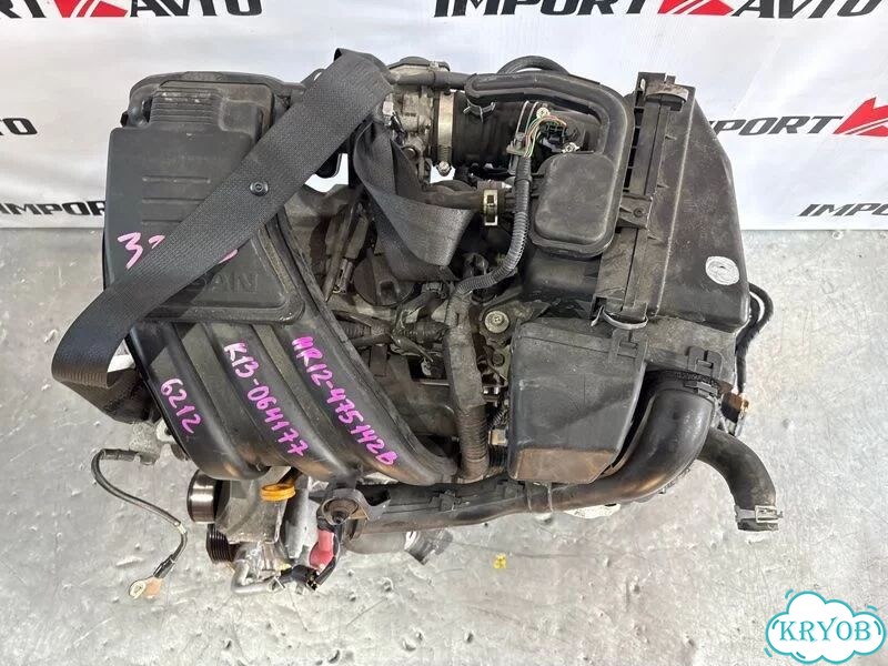Двигатель nissan march K13 HR12DE 2013-2022 фото 3