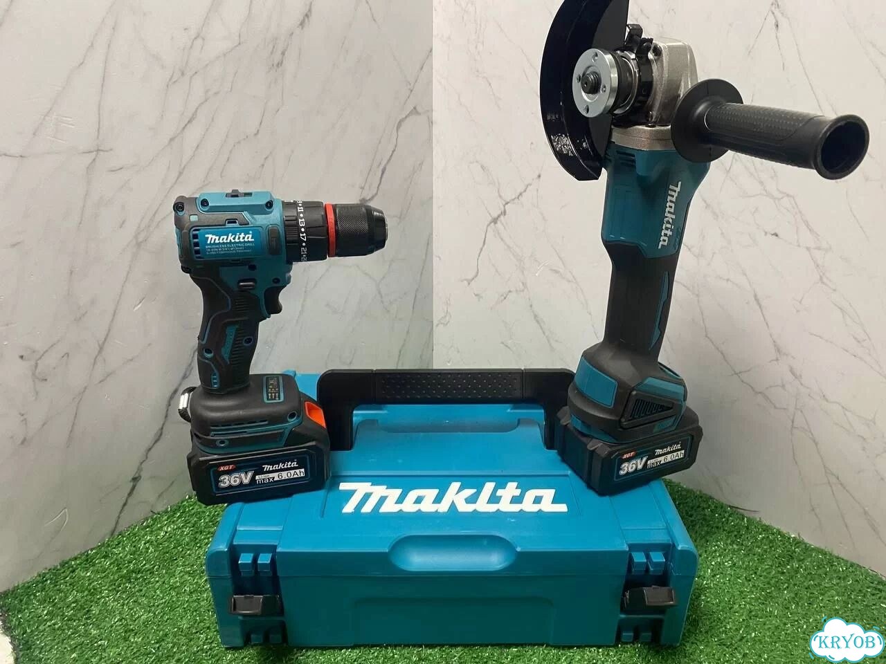 Набор makita 2в1 Шуруповёрт+ушм фото 1