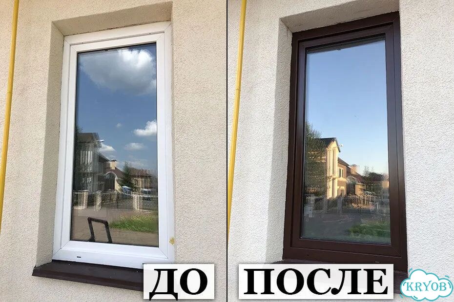 Покраска, восстановление пвх, Алюминиевых окон фото 2