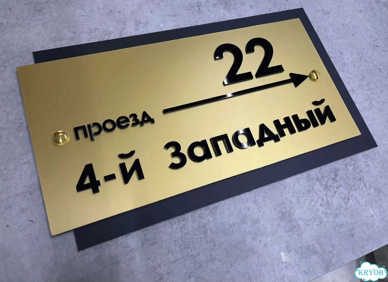 Адресный знак, вывеска, табличка от производителя фото 2