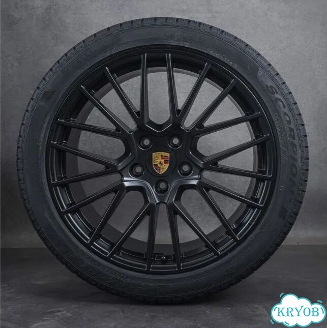Оригинал. R21. Black. Колеса Porsche Cayenne 2018+ фото 2