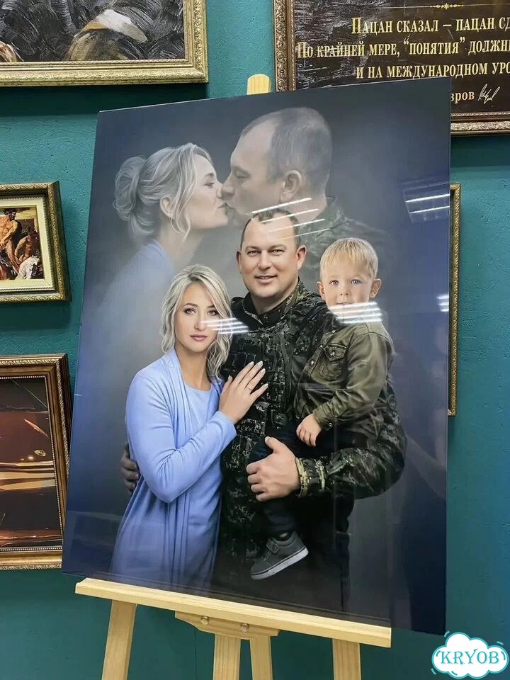 Картина на металле по фото фото 2