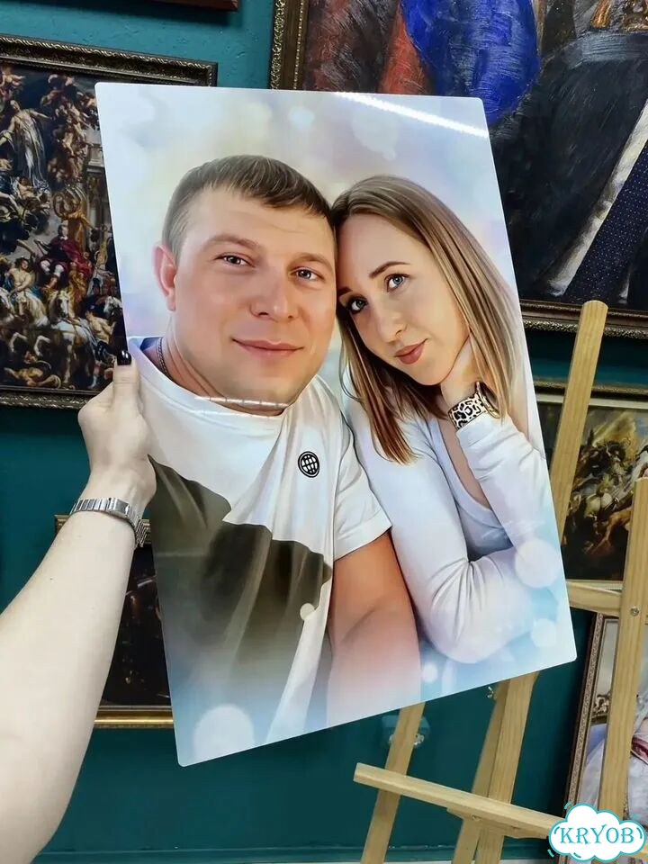 Картина на металле по фото фото 8