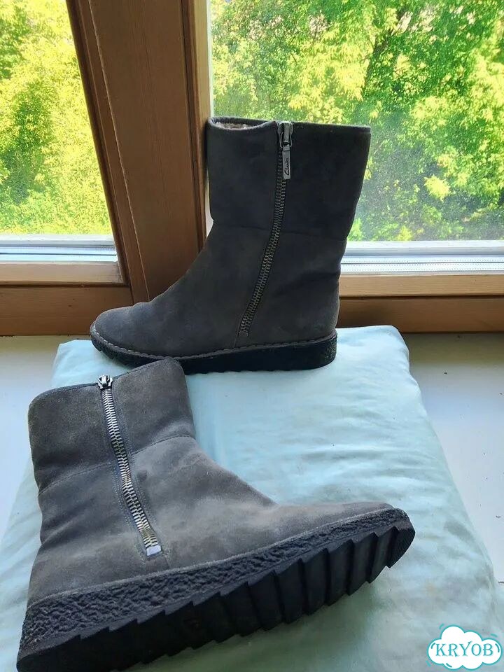 Сапоги демисезонные женские 39. - 40 Clarks фото 3