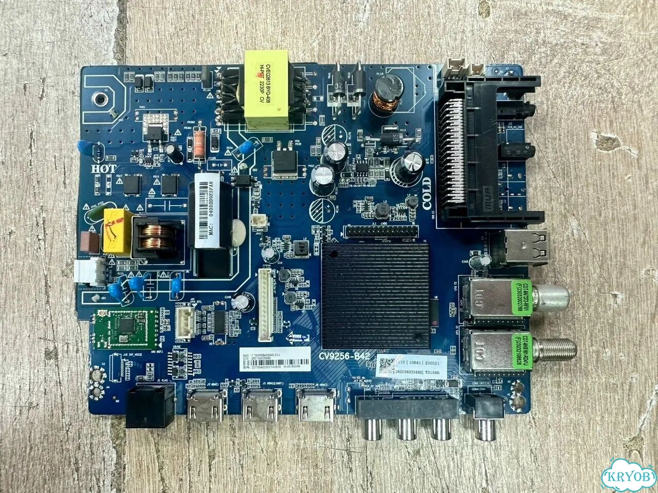 Main, CV9256-B42,тв Dexp 32HHY1 фото 1