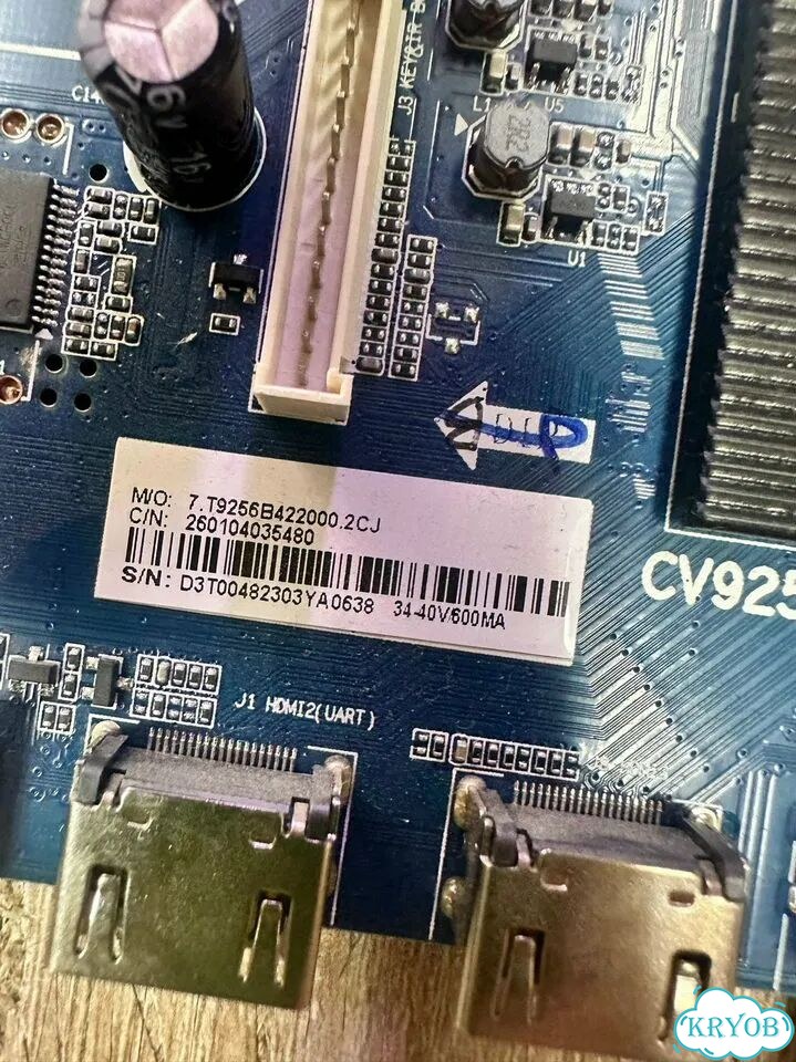 Main, CV9256-B42,тв Dexp 32HHY1 фото 2