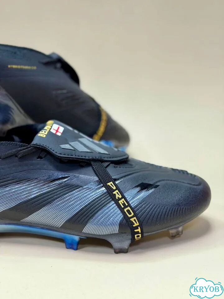 Бутсы мужские Adidas Predator Bellingham черные фото 2