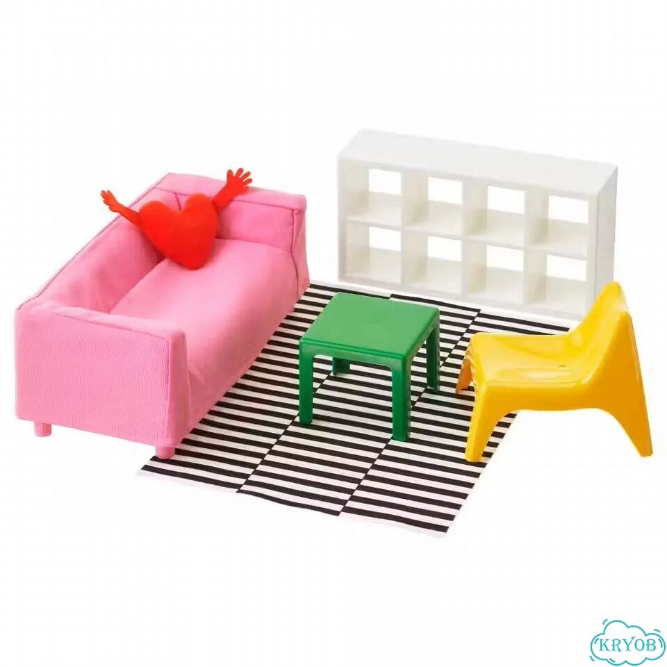 Кукольный домик и стеллаж для игрушек IKEA фото 4
