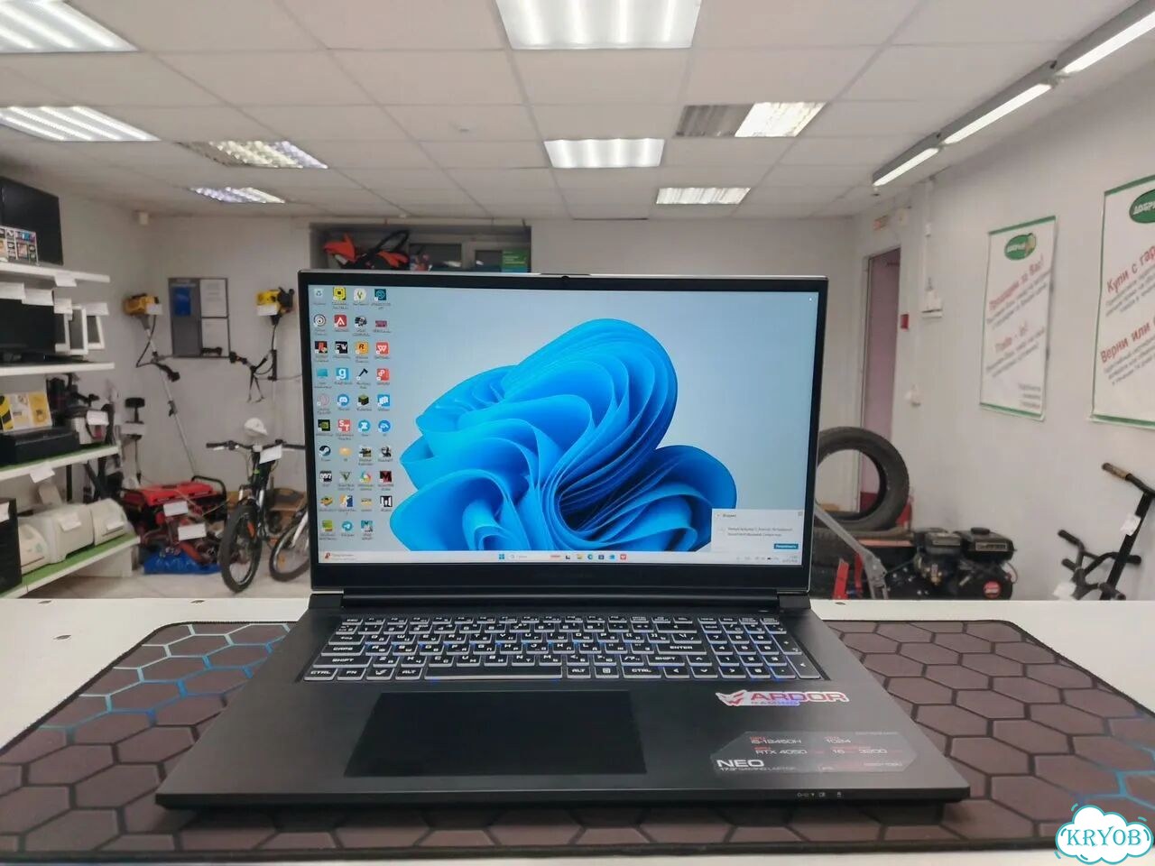 Игровой ноутбук Ardor Gaming Laptor Neo 17.3 фото 1