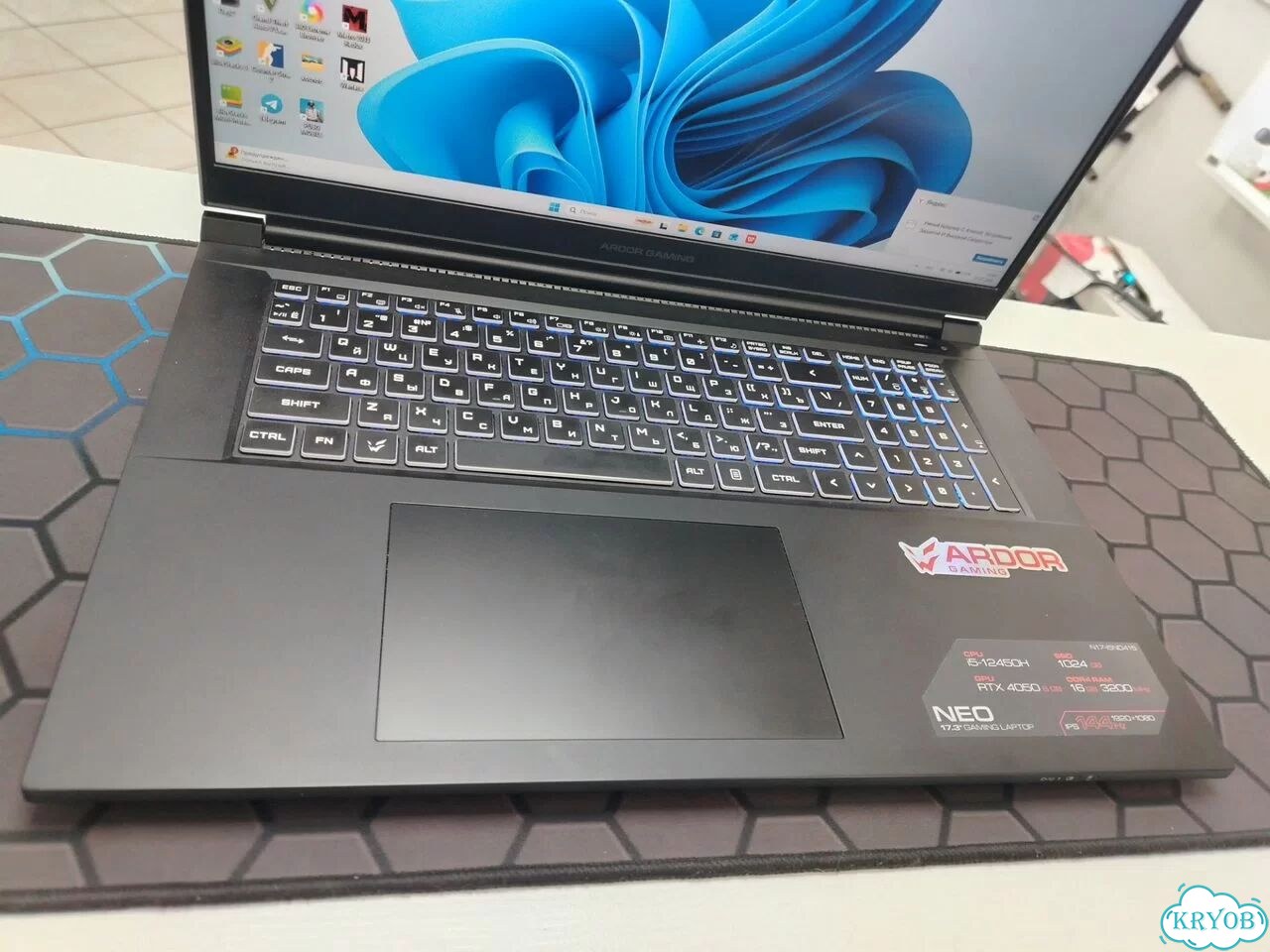 Игровой ноутбук Ardor Gaming Laptor Neo 17.3 фото 3