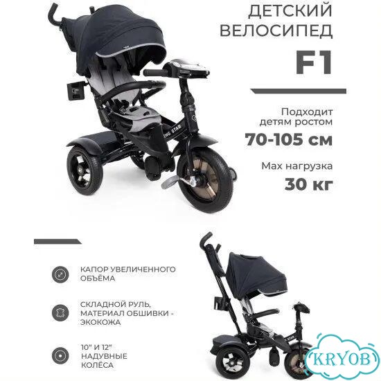 Велосипед трёхколёсный caring star F1 трансформер фото 6