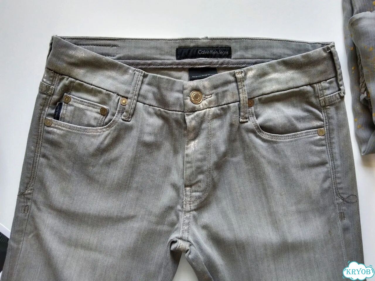 Джинсы Calvin Klein женские летние скинни 44 фото 2
