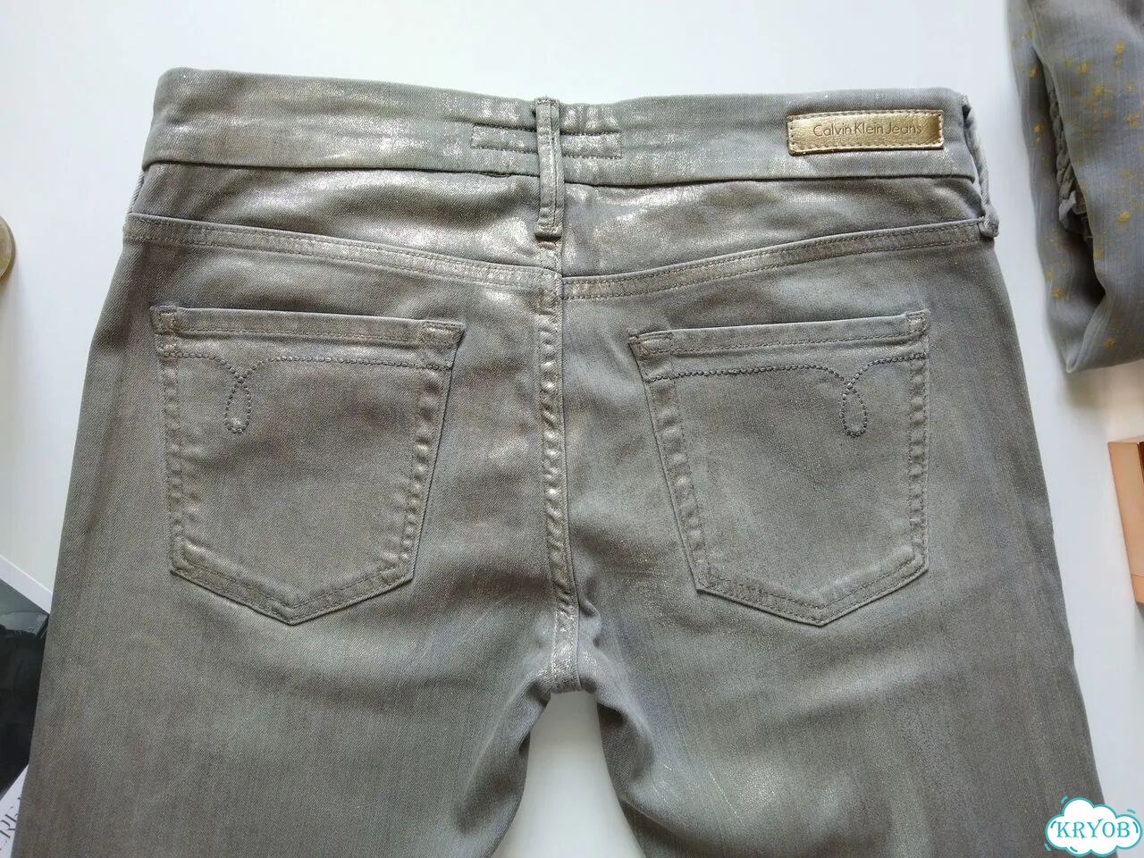 Джинсы Calvin Klein женские летние скинни 44 фото 6