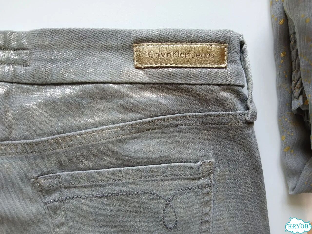Джинсы Calvin Klein женские летние скинни 44 фото 8