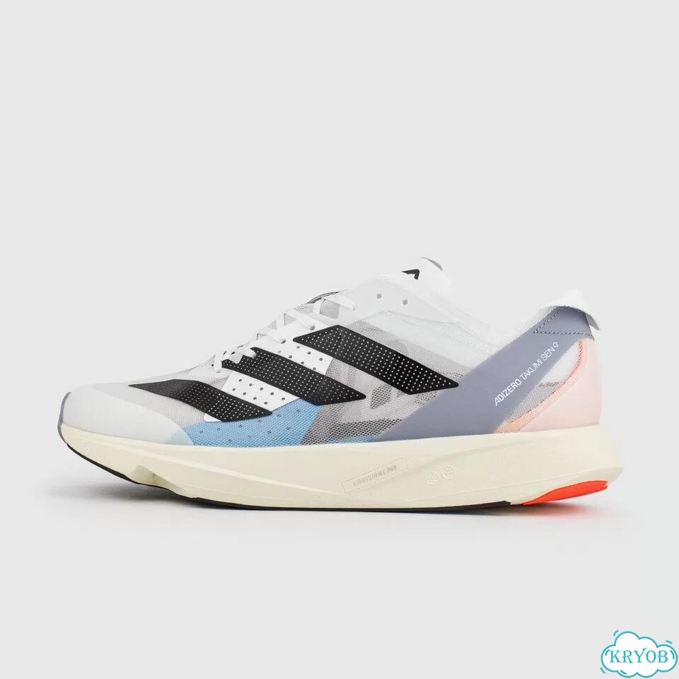 Кроссовки Adidas Adizero Takumi Sen 9 White Black Str фото 1