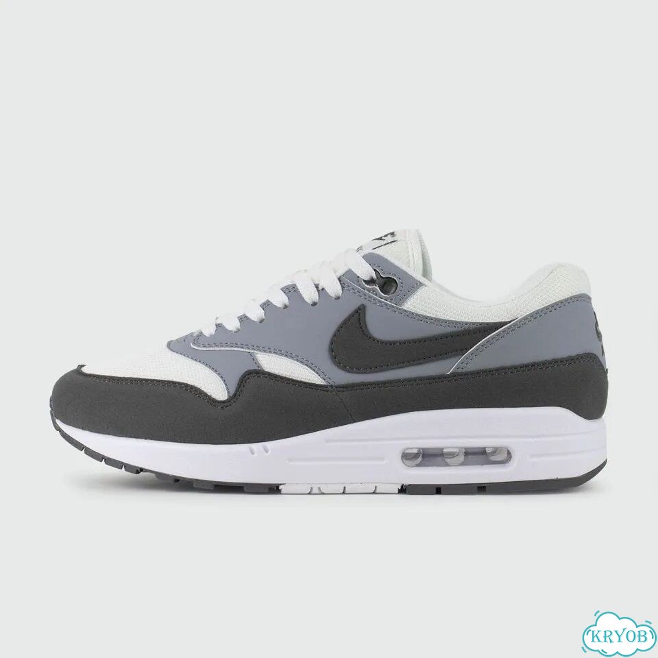 Кроссовки Nike Air Max 1 White Grey фото 1