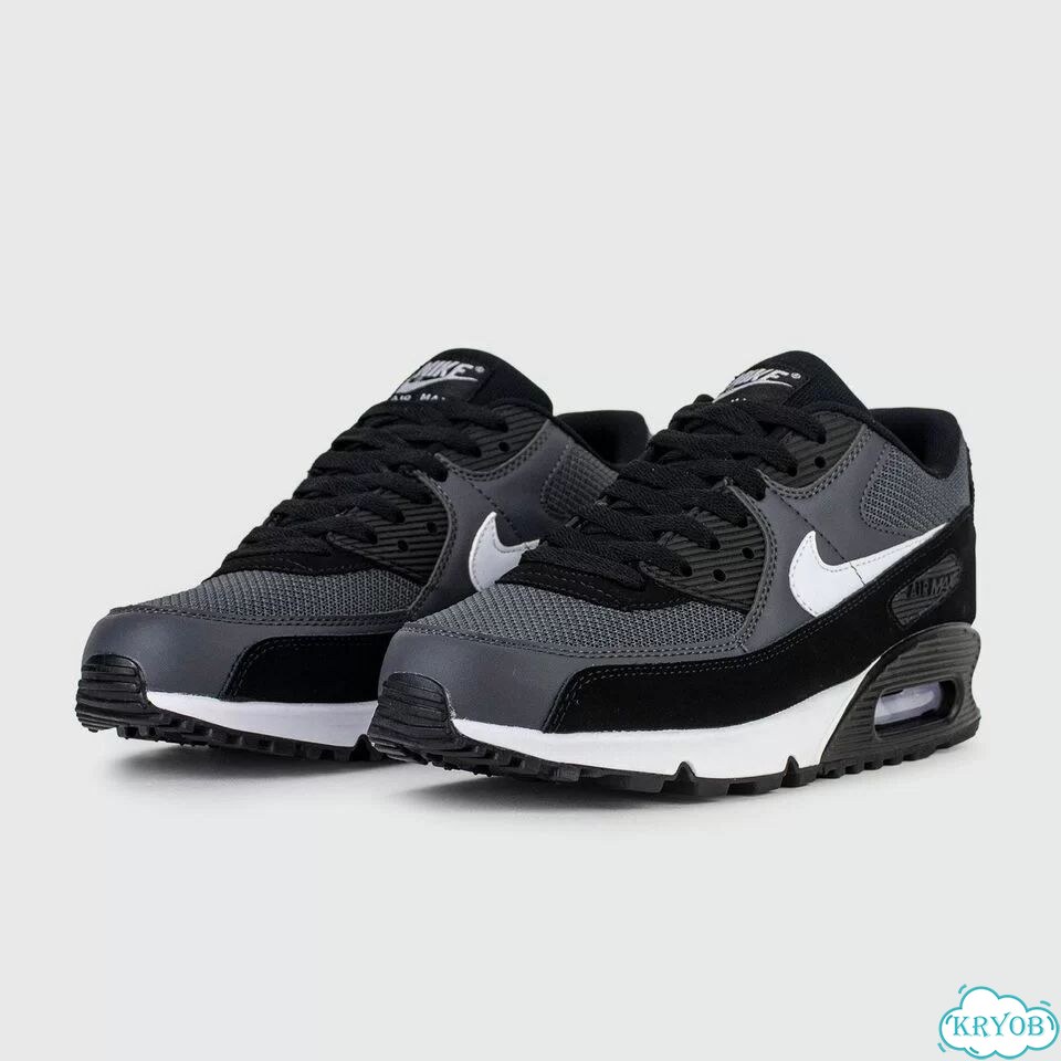 Кроссовки Nike Air Max 90 Grey / Black / White фото 2