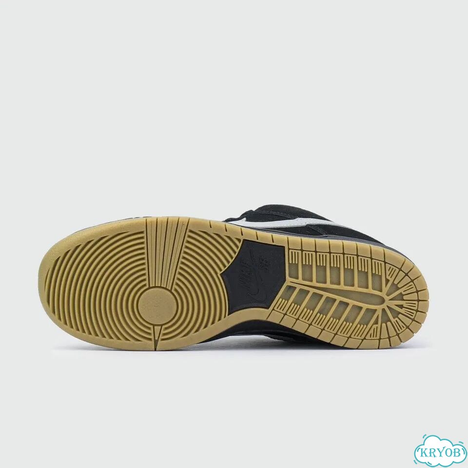 Кроссовки Nike Dunk Low Black / Gum Ftwr фото 4