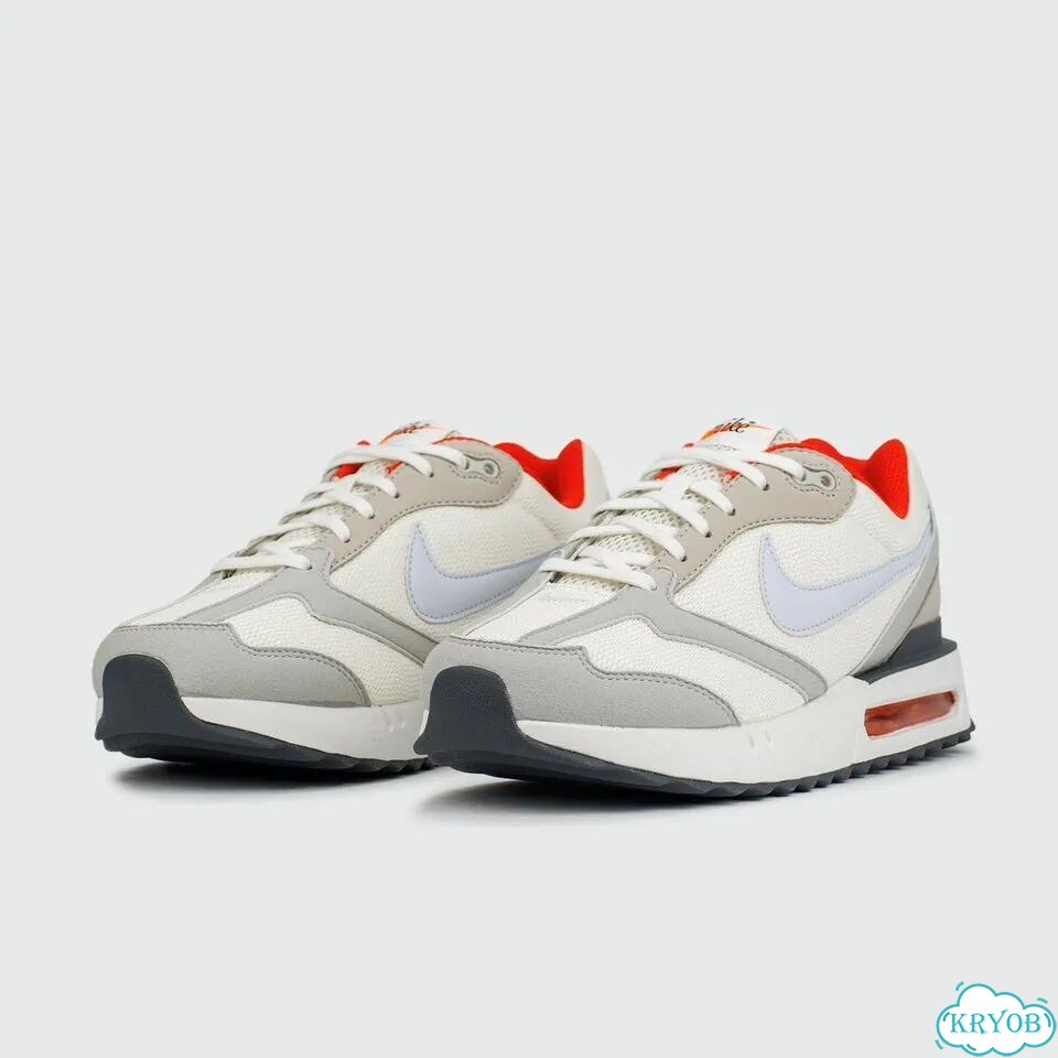 Кроссовки Nike Air Max Dawn Light Grey Red фото 2