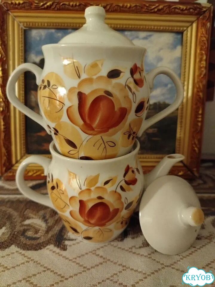Чайный дуэт(сахарница и заварник), Хайта фото 6